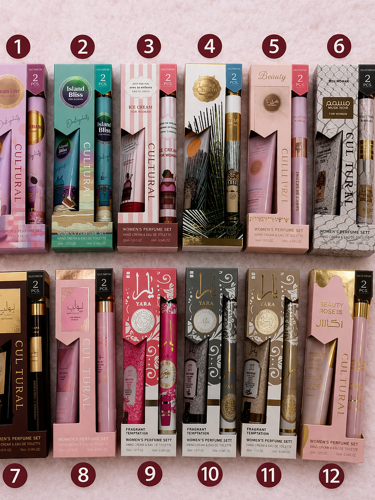 Kit Árabe  -  Perfume de bolso + creme  1