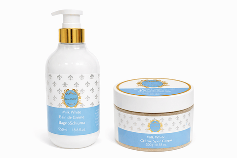 Creme Corporal + Esfoliante Milk White