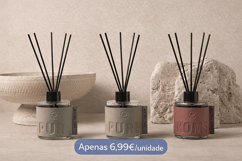Difusor de Ambiente PURE / HOME – Aroma Elegante e Sofisticado