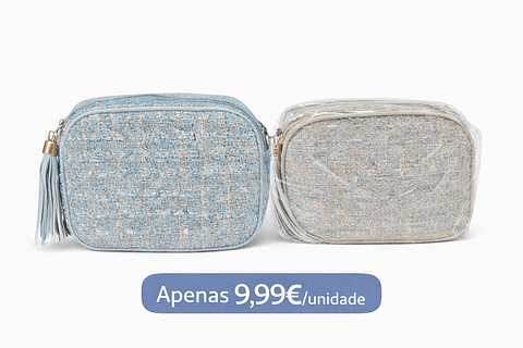 Mala Tiracolo Tweed – Elegância e Versatilidade