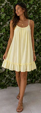 Vestido/Túnica Amarelo Claro - Thumbnail 1