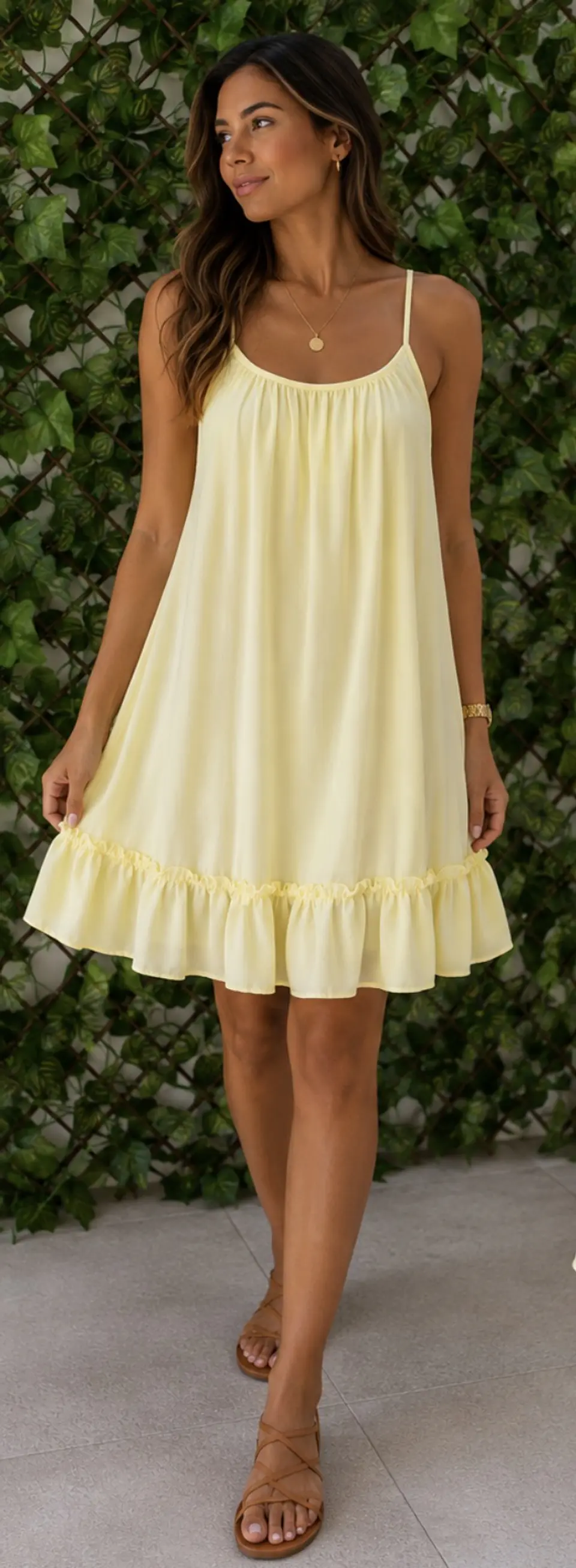 Vestido/Túnica Amarelo Claro 1
