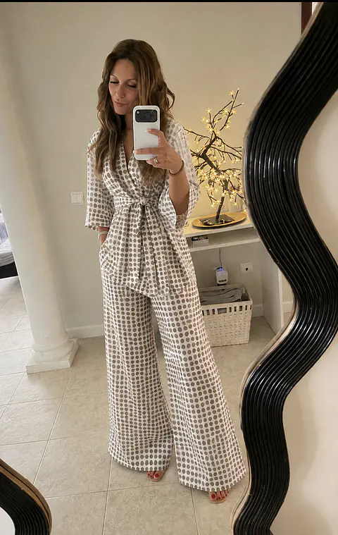 Conjunto Estampado Blusa e Calça