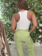 Calça Fato Verde Pastel - Thumbnail 2