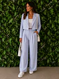 Conjunto Blazer e Calça  Azul pastel - Thumbnail 1
