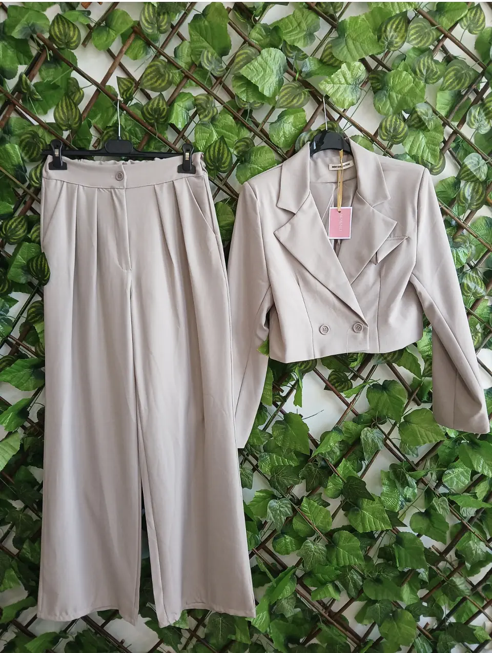 Conjunto Blazer e Calça  Bege  1