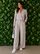 Conjunto Blazer e Calça  Bege  - Thumbnail 2