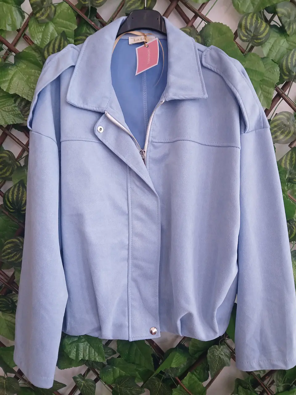 Casaco Inspiração Zara Azul Claro 1