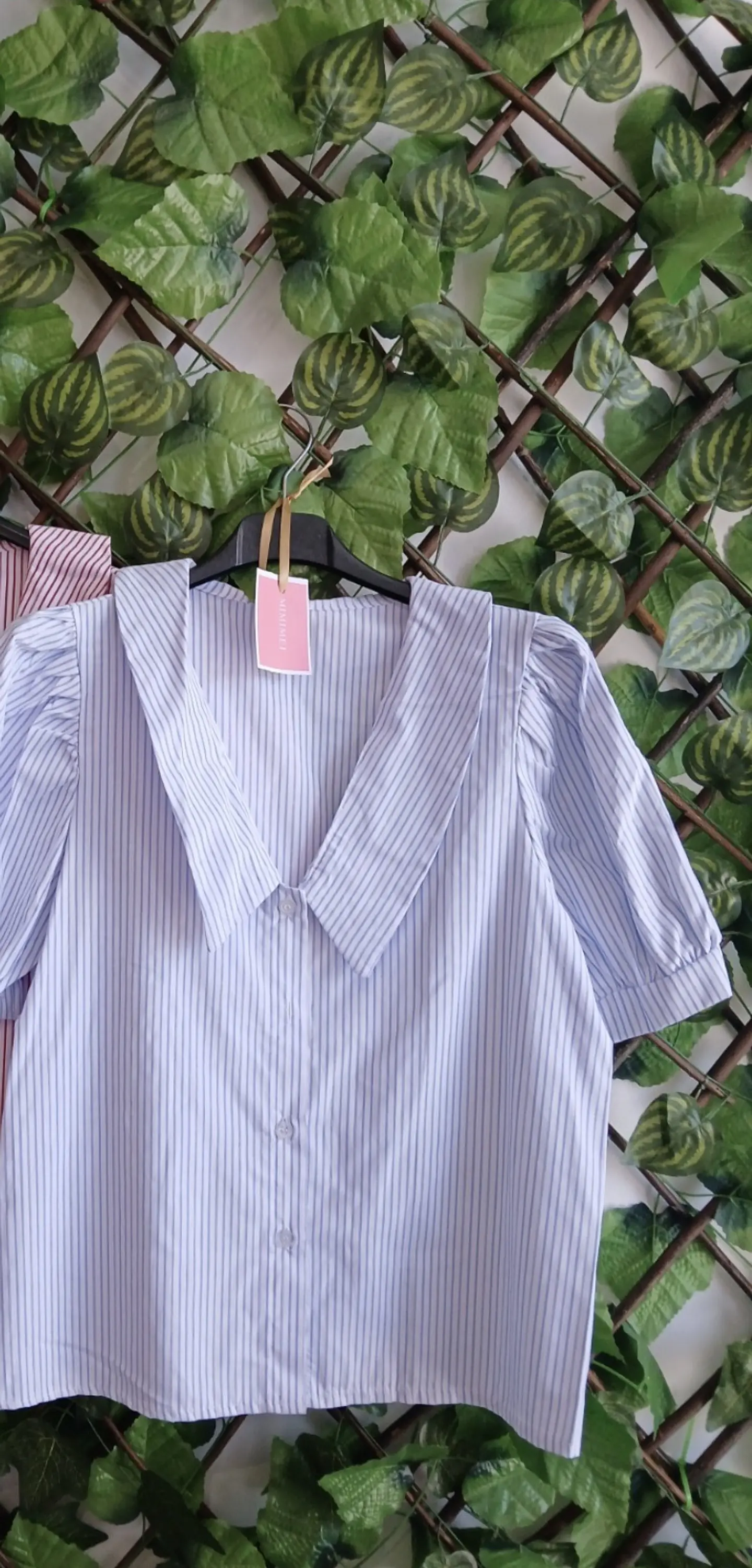 CAMISA RISCAS MARINHO E BRANCO  3