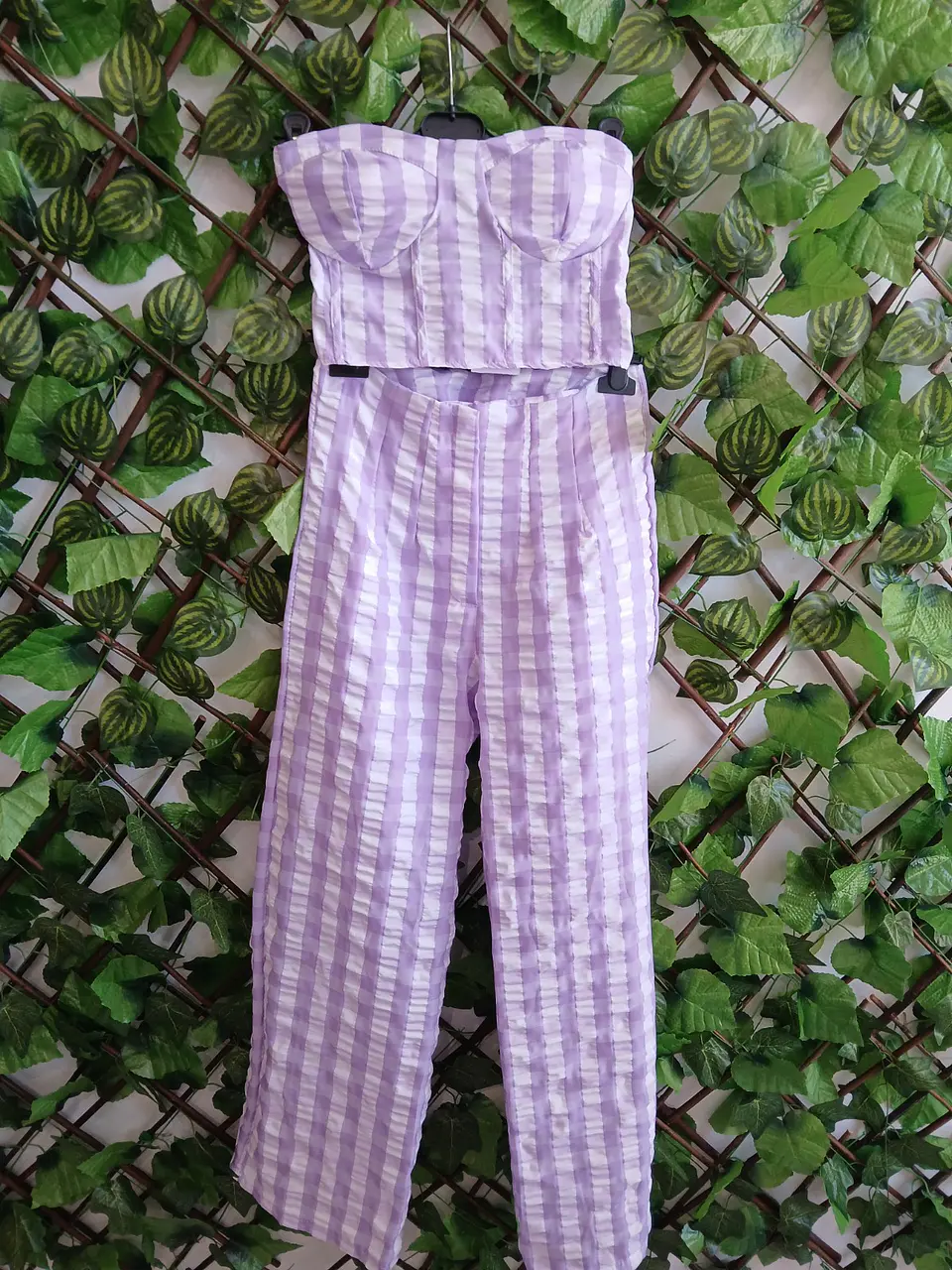 Conjunto Xadrez Lilás  1