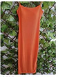 Vestido Plissado Laranja - Thumbnail 2