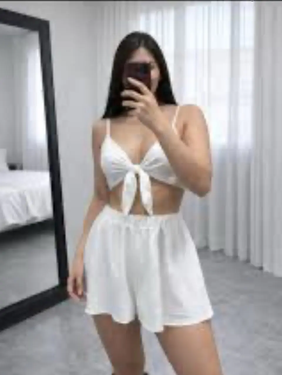 Conjunto Branco Top e Calção 3