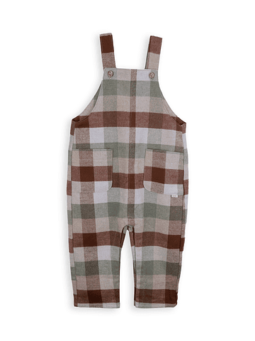 Jardineiras tecido xadrez - Knot