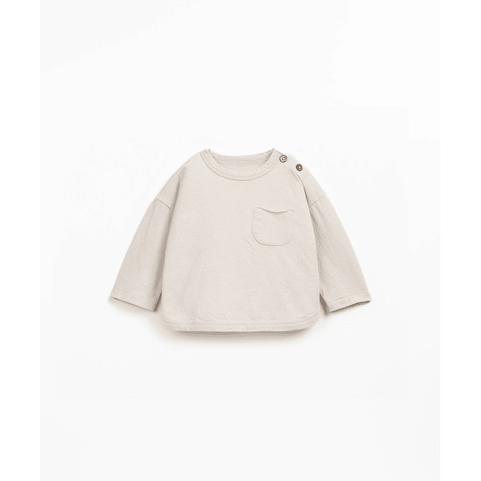 Sweat básica bege - Playup 1