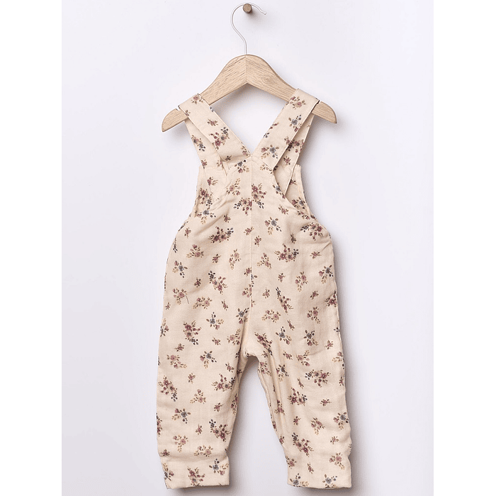 Jardineira tecido floral - Wedoble  2