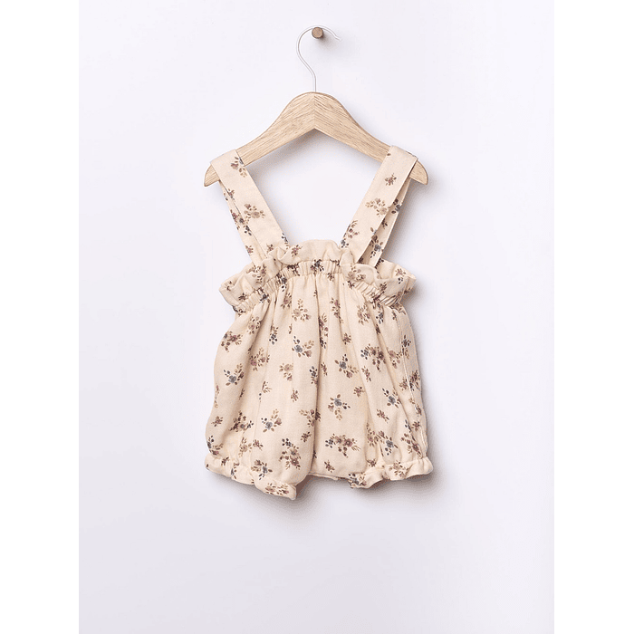 Fofo com alças tecido floral - Wedoble  2