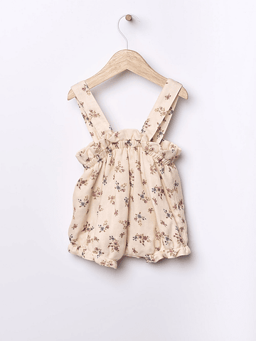 Fofo com alças tecido floral - Wedoble 