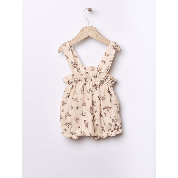 Fofo com alças tecido floral - Wedoble  1