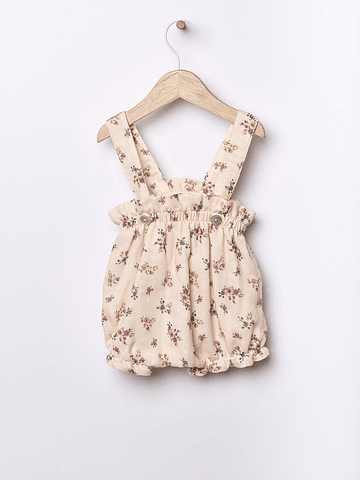 Fofo com alças tecido floral - Wedoble 