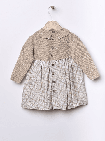 Vestido tecido xadrez - Wedoble