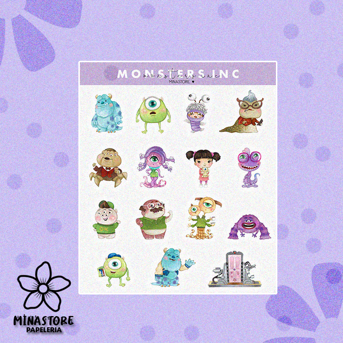 Monsters, Inc - Stickers