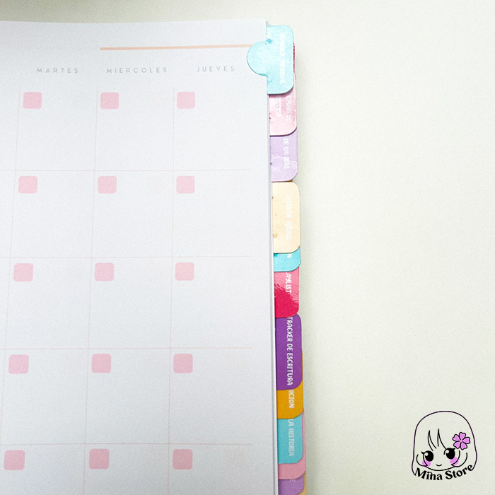 Taps Colores - Planner Escritor