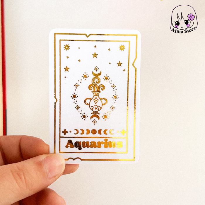 Acuario [Zodiaco} - Sticker Foil