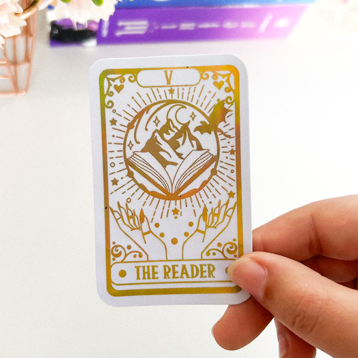 The Reader [Carta Tarot} - Sticker Foil