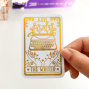 The Writer [Carta Tarot} - Sticker Foil