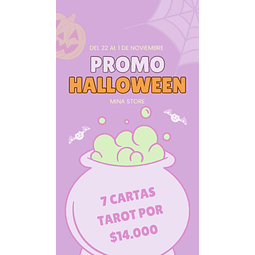 7 Cartas Tarot [PROMO HALLOWEEN]