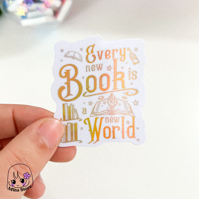 Every New Book - Sticker Foil