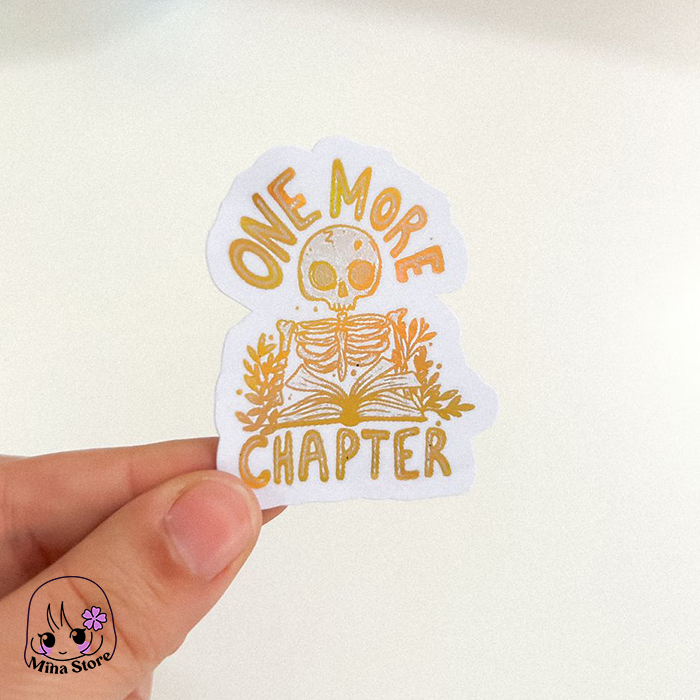 One More Chapter - Sticker Foil