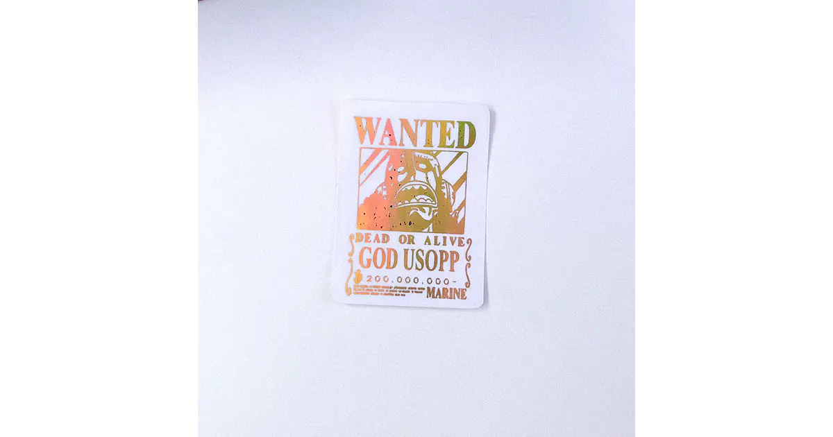 Ussop [One Piece] - Stickers Foil Transparente