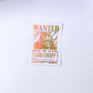 Usopp [One Piece] - Stickers Foil Transparente