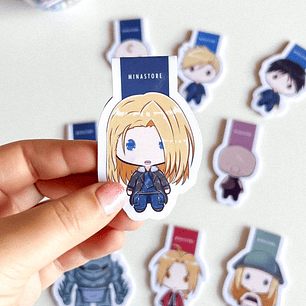 Olivier Mira Armstrong [Fullmetal Alchemist] - Marcapaginas Magnetico