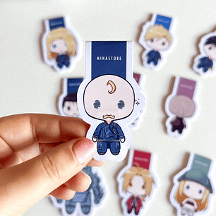 Alex Louis Armstrong [Fullmetal Alchemist] - Marcapaginas Magnetico