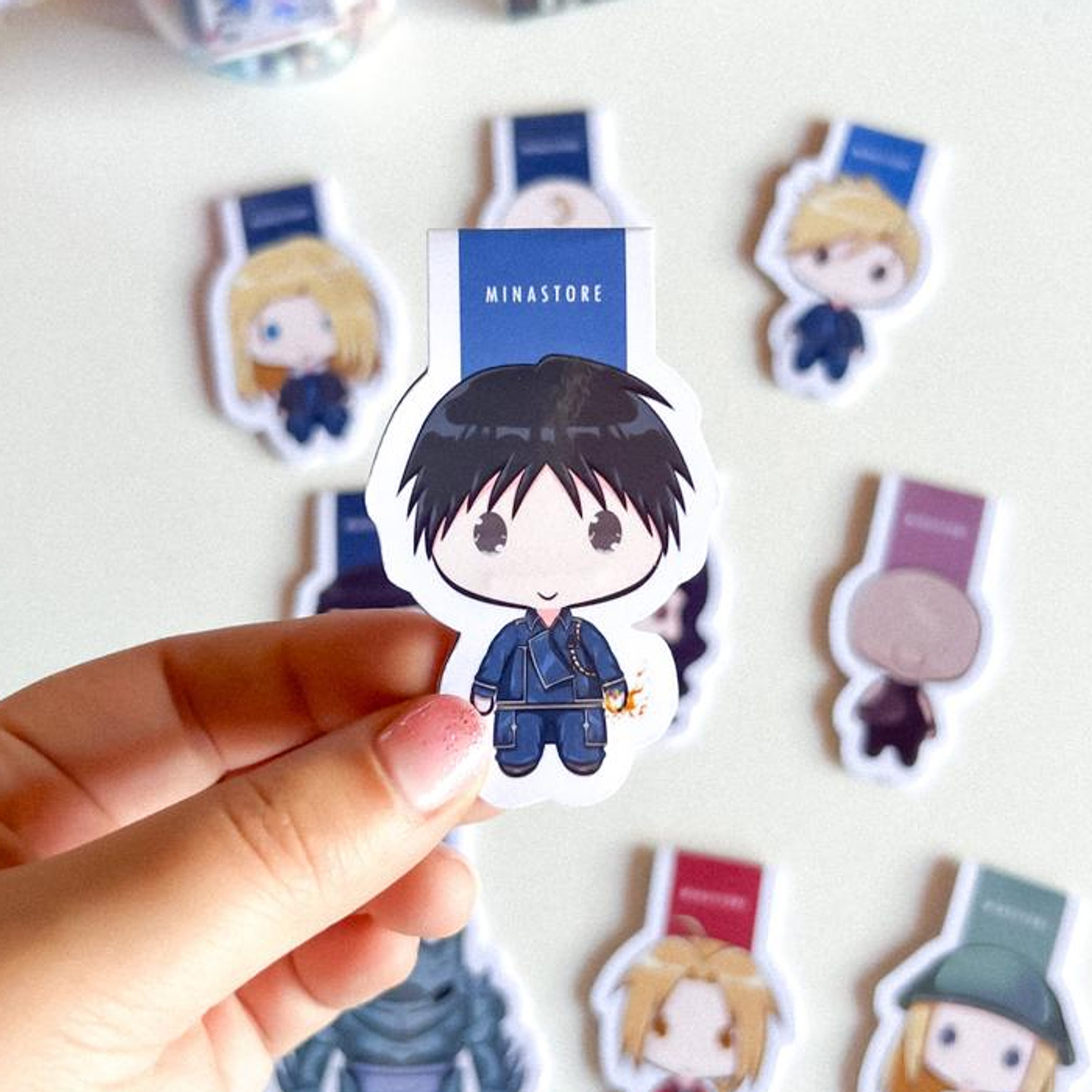 Roy Mustang [Fullmetal Alchemist] - Marcapaginas Magnetico