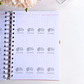 Flowers, Books, and Letters - Planner Lector - Miniatura 2