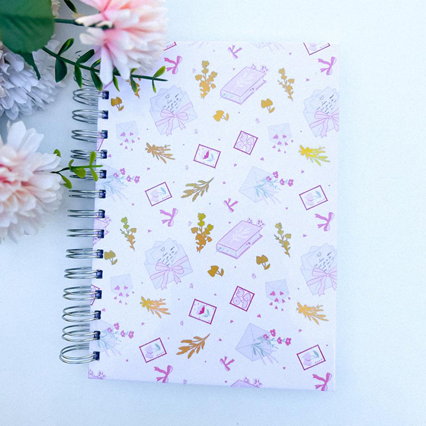 Flowers, Books, and Letters - Planner Lector 1