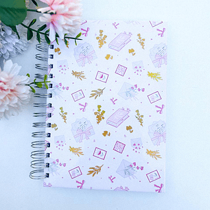 Flowers, Books, and Letters - Planner Lector