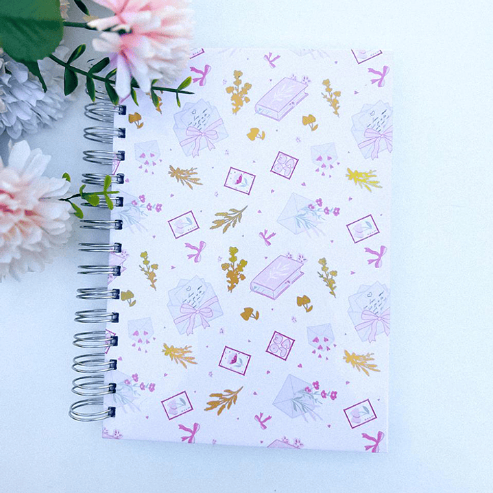Flowers, Books, and Letters - Planner Lector 1