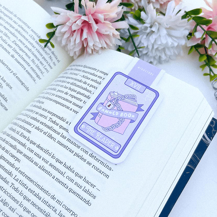 Banned Book [Carta Tarot] - Marcapágina Magnético