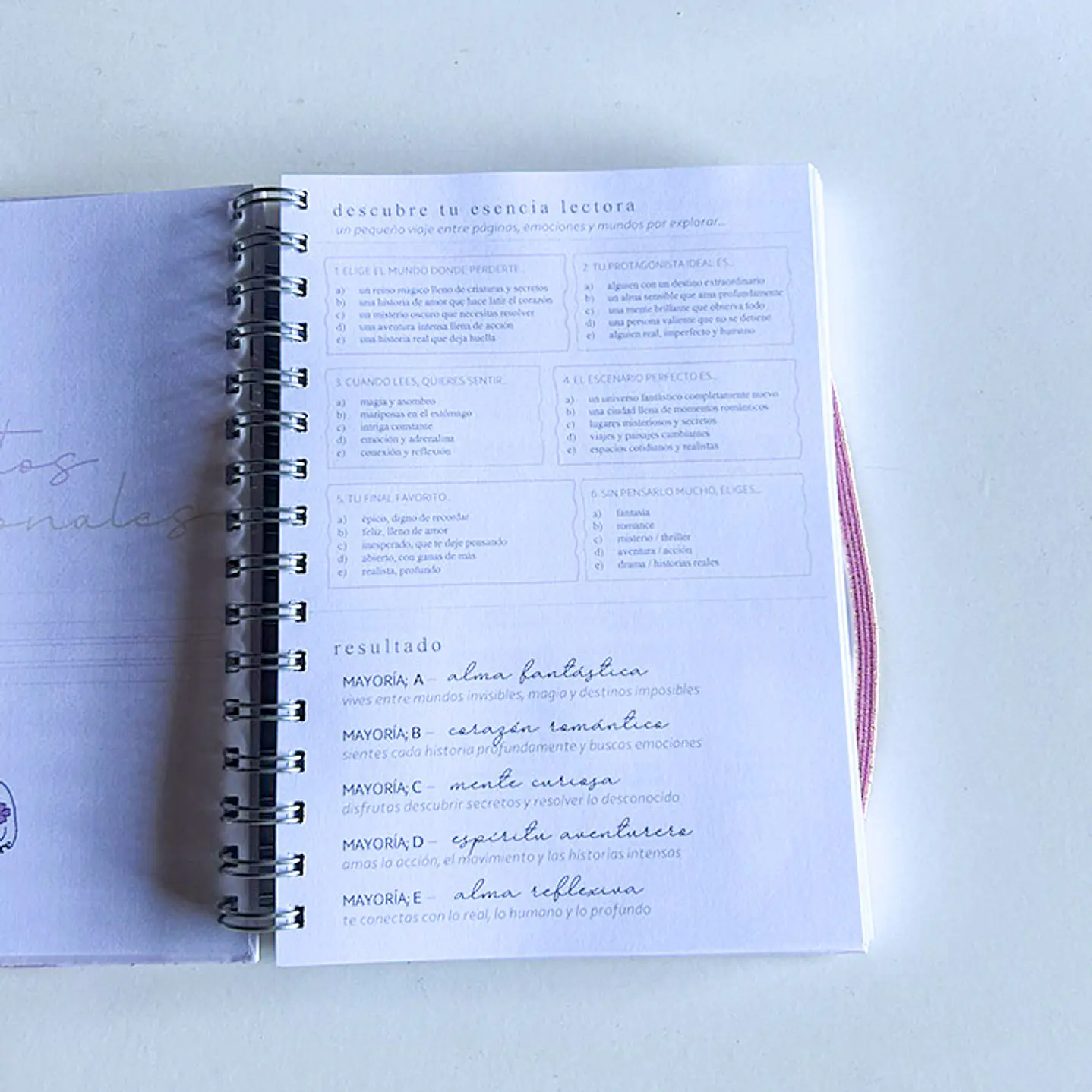 Cozy Pink - Planner Lector A6 / Pequeño 2