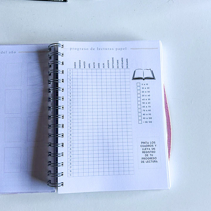 Cozy Pink - Planner Lector A6 / Pequeño 4