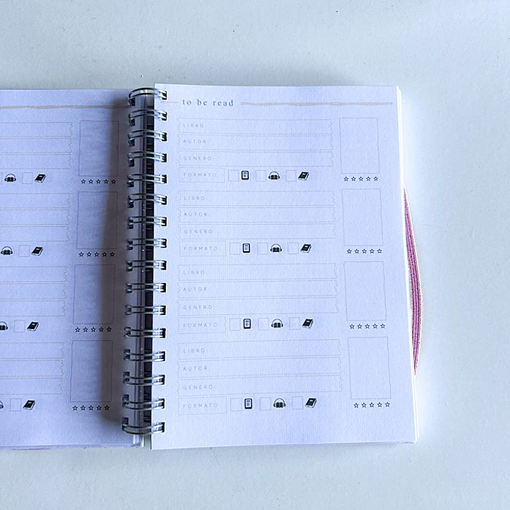 Cozy Pink - Planner Lector A6 / Pequeño 7