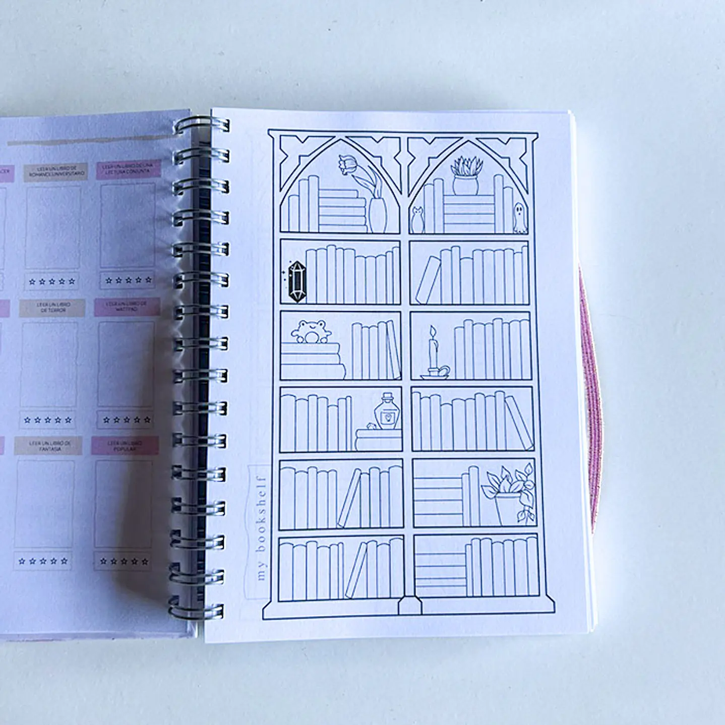 Cozy Pink - Planner Lector A6 / Pequeño 14