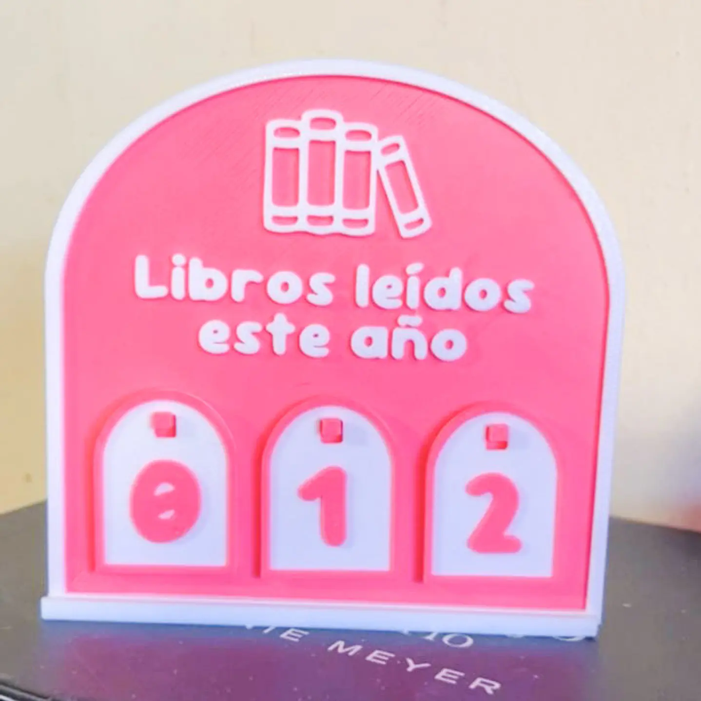 Contador de Lecturas Rosado ♥ 