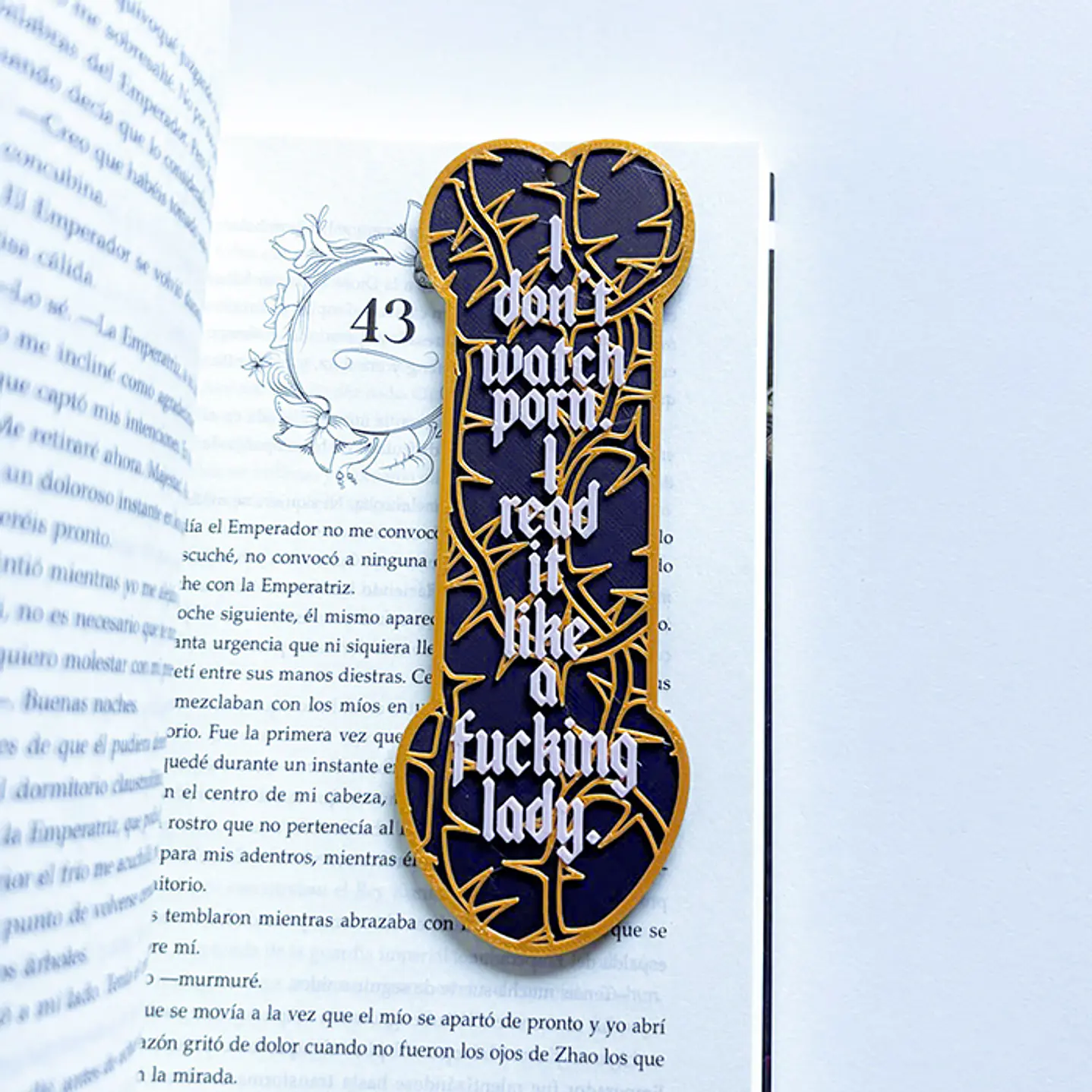 Fucking Lady [Colección Spicy] - Marcapagina Tradicional en 3D