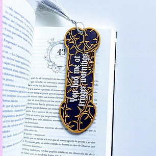 Warnings [Colección Spicy] - Marcapagina Tradicional en 3D