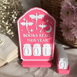 Contador de Lecturas de Dragones [Rosado ♥]
